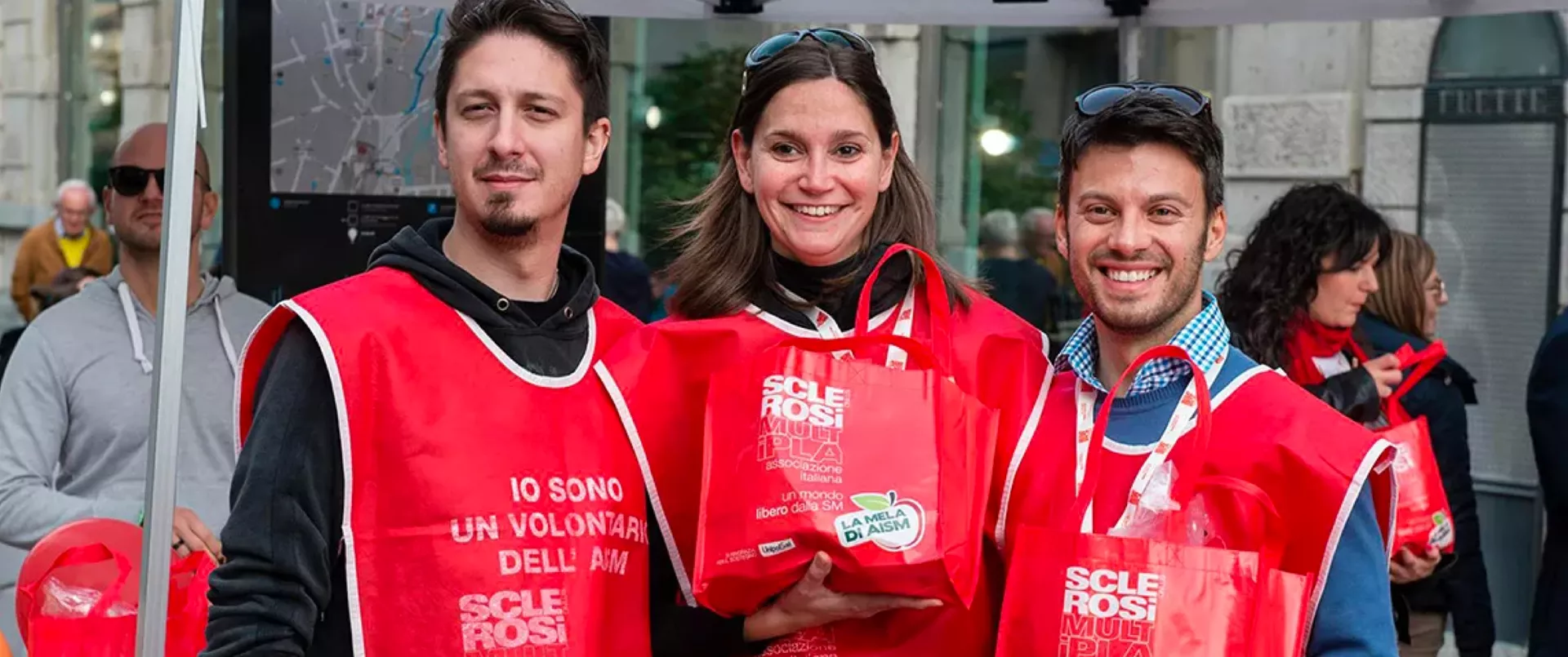 Aiutaci a supportare AISM, l'Associazione Italiana Sclerosi Multipla. AISM promuove l'empowerment delle persone con SM e con disabilità.